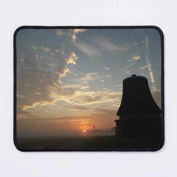 Item preview, Sunset fog Windmills Zaanse schans designed and sold by Designsbyalisa.
