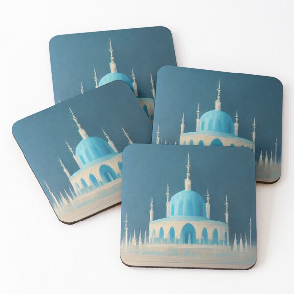 Item preview, A painting of the ancient Islamic Arab palace and architecture designed and sold by MaissaArt.