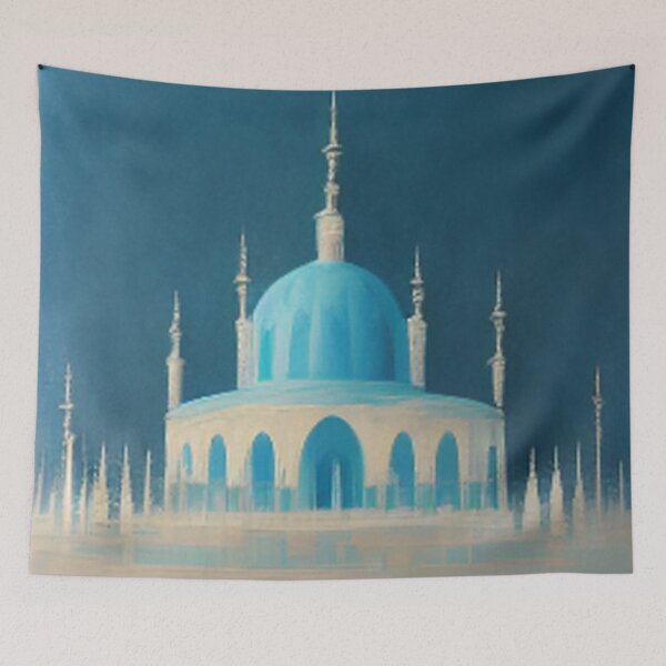 Item preview, A painting of the ancient Islamic Arab palace and architecture designed and sold by MaissaArt.