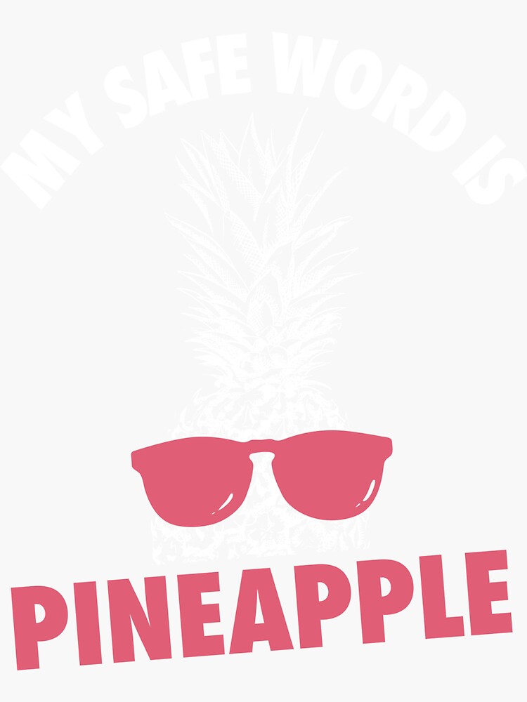 Upside Down Pineapple Bdsm Swinger Lifestyle Hotwife Sticker For Sale