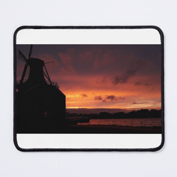 Item preview, Sunset Windmills Zaanse schans designed and sold by Designsbyalisa.