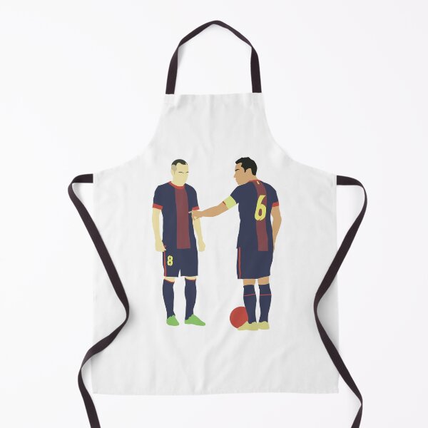 Item preview, Xavi & Andres Iniesta Barcelona Midfield Duo Maestro (White) designed and sold by Jackshun.