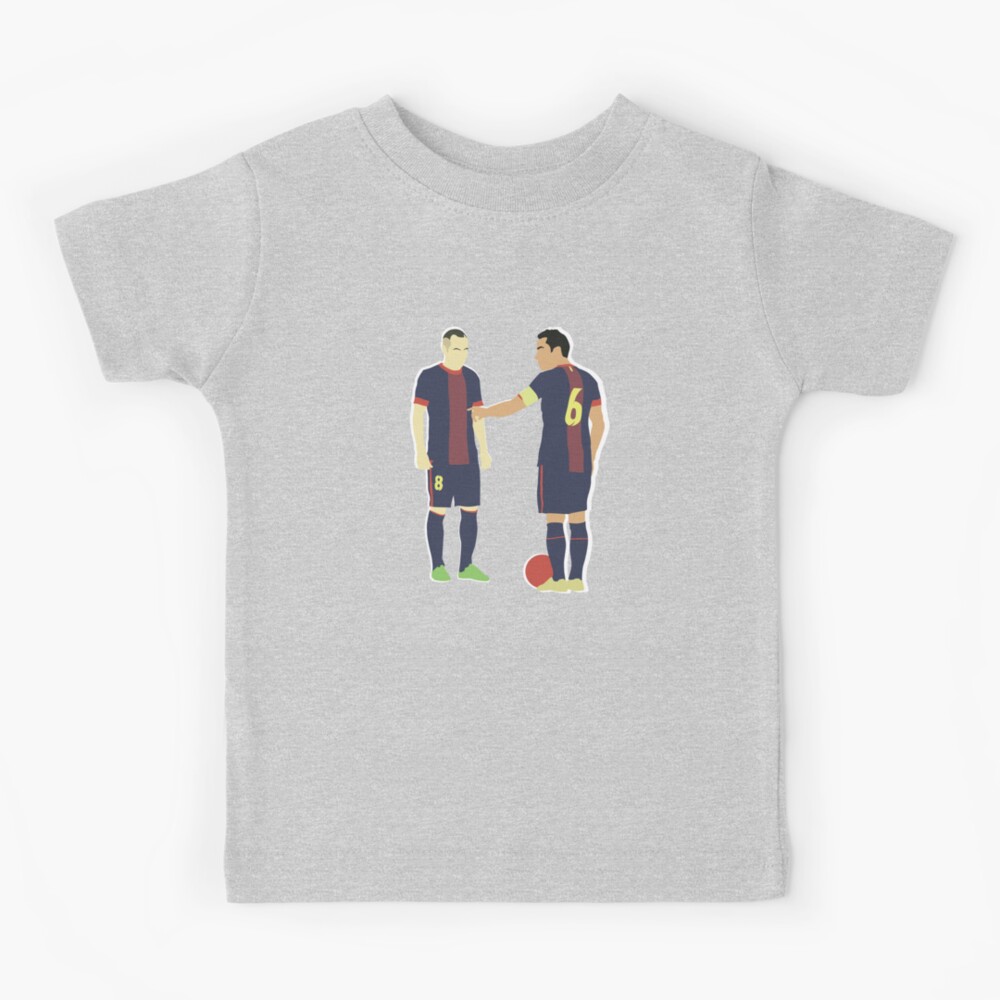 Lionel Messi and Cristiano Ronaldo Kids T-Shirt by Paul Meijering