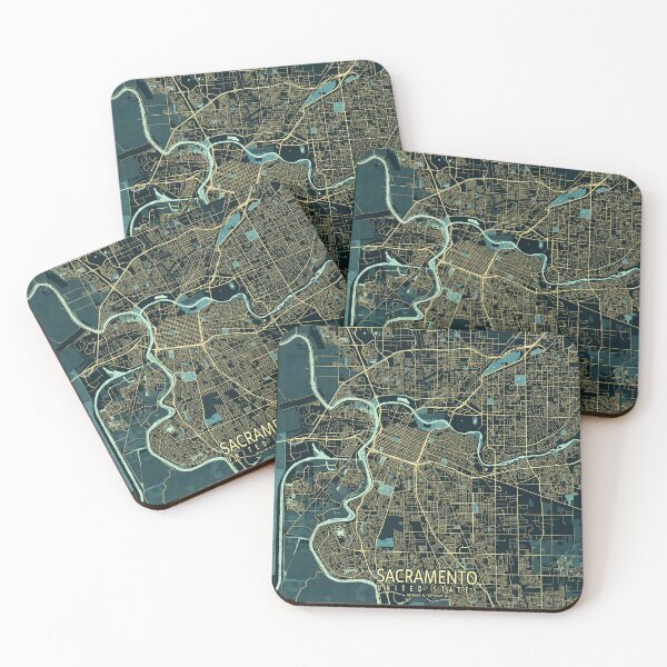 Item preview, Sacramento City Map of California, USA - Summer designed and sold by deMAP.