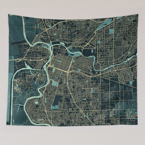 Item preview, Sacramento City Map of California, USA - Summer designed and sold by deMAP.