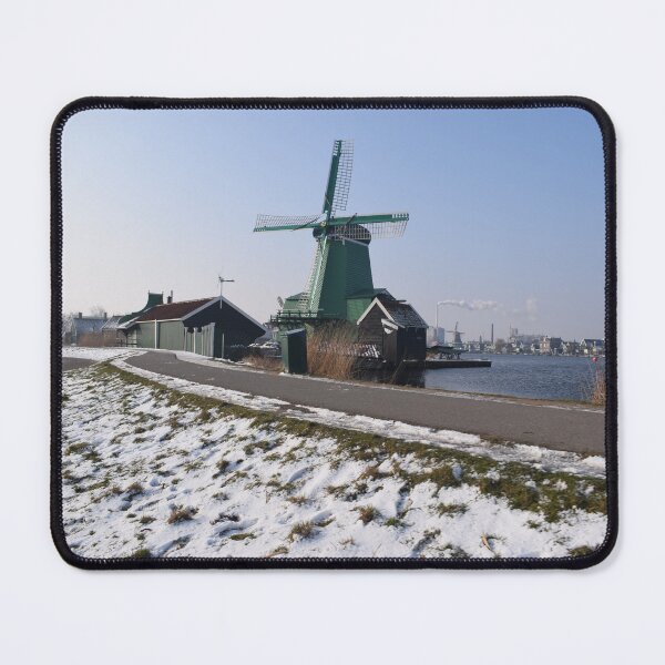 Item preview, Windmills in the snow Zaanse schans designed and sold by Designsbyalisa.