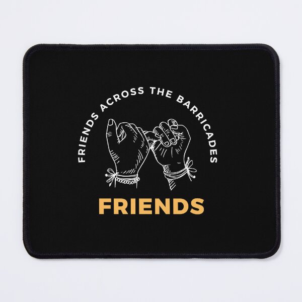Item preview, FRIENDS ACROSS THE BARRICADES. designed and sold by ELEGANTRETRO.