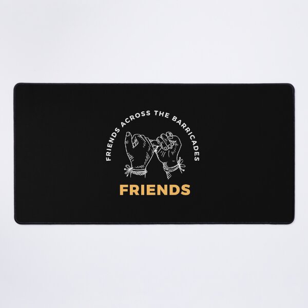 Item preview, FRIENDS ACROSS THE BARRICADES. designed and sold by ELEGANTRETRO.