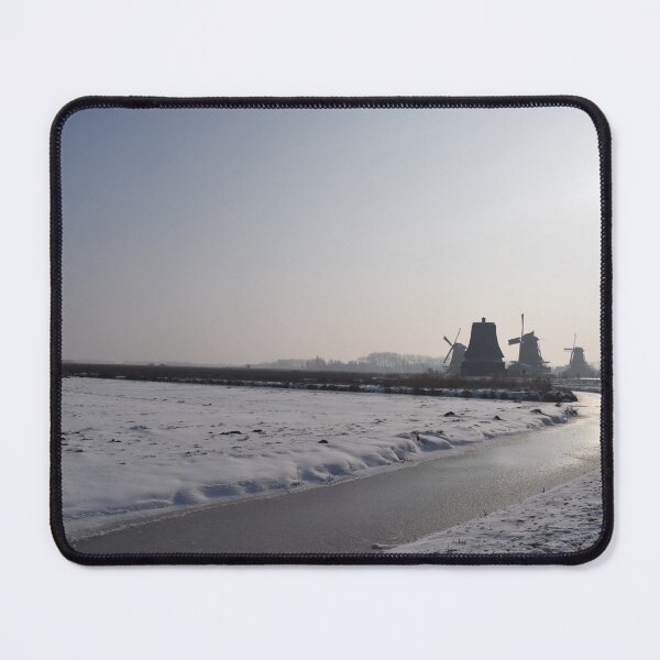 Item preview, Windmills in the snow Zaanse schans designed and sold by Designsbyalisa.