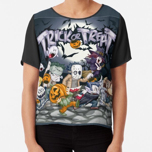 Trick or Treat - Monsters Ball! Chiffon Top
