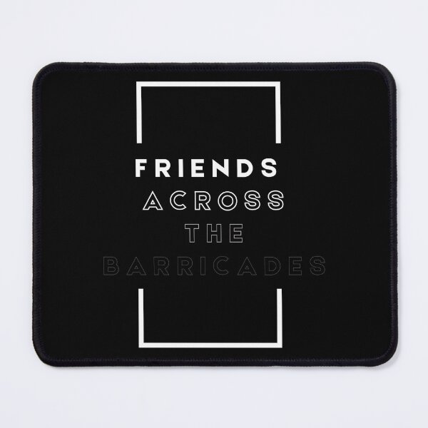 Item preview, FRIENDS ACROSS THE BARRICADES. designed and sold by ELEGANTRETRO.