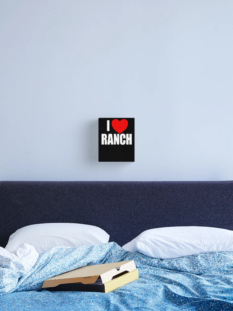 Imagen 2 de 3, Lienzo con la obra I Love Ranch Salad Dressing Ranch Lover I Love Ranch Gear, diseñada y vendida por DynamicDesign.