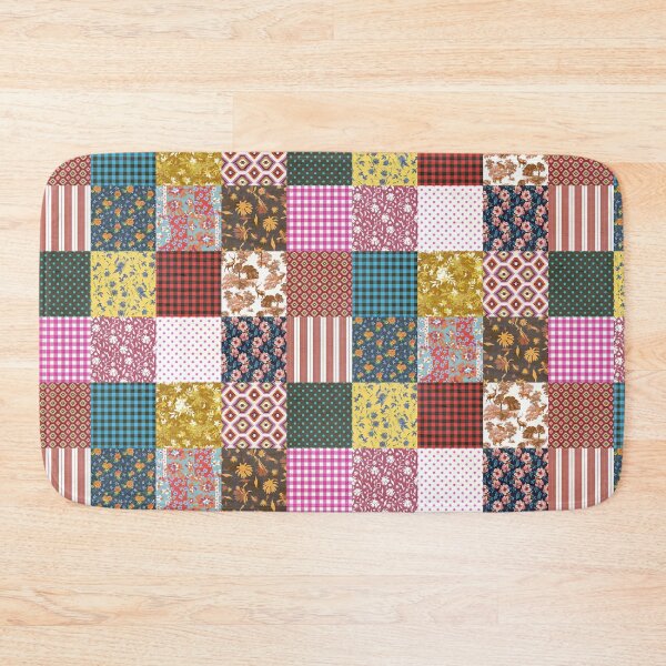 Item preview, Rustic Vintage Boho Farmhouse Country Patchwork Quilt Pattern  designed and sold by tanjica.