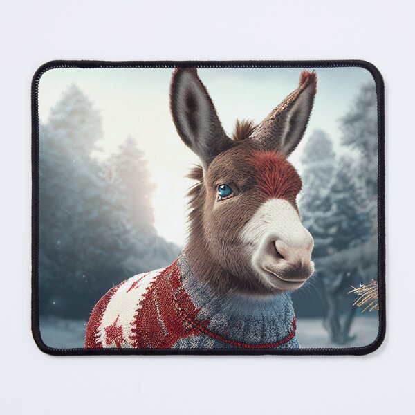 Item preview, Cute Christmas Donkey designed and sold by art8085.