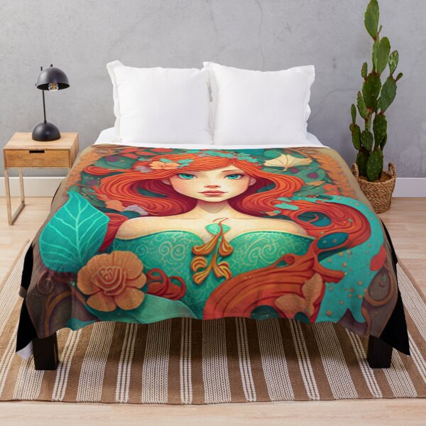 Artikelvorschau, Prinzessin Mermaid Paper Craft Illustration Ocean Castle entworfen und verkauft von TJino.
