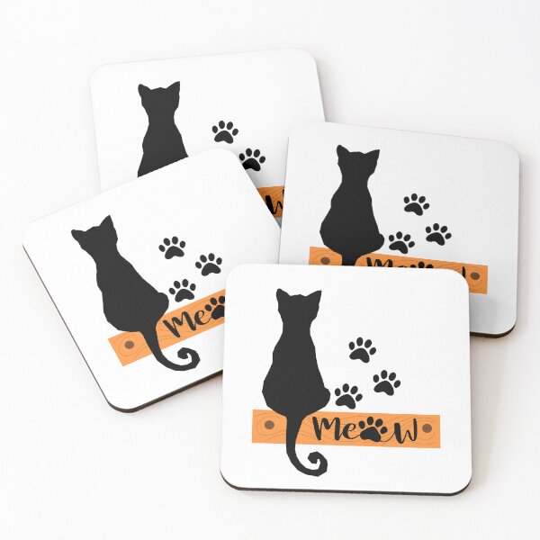 Item preview, Black Cat - Meow! designed and sold by RinaGArt.