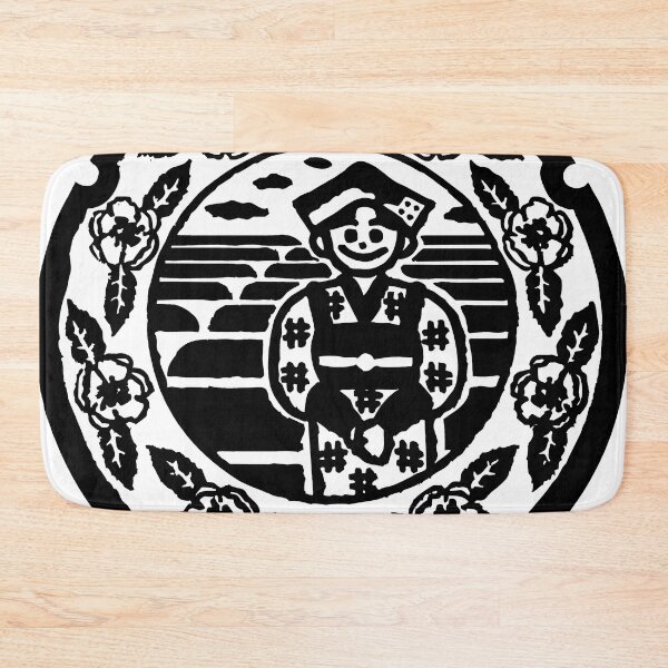 Item preview, Hospitality Japan depicted on manhole - Black designed and sold by mattraski.