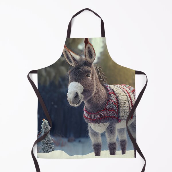 Item preview, Cute Christmas Donkey designed and sold by art8085.