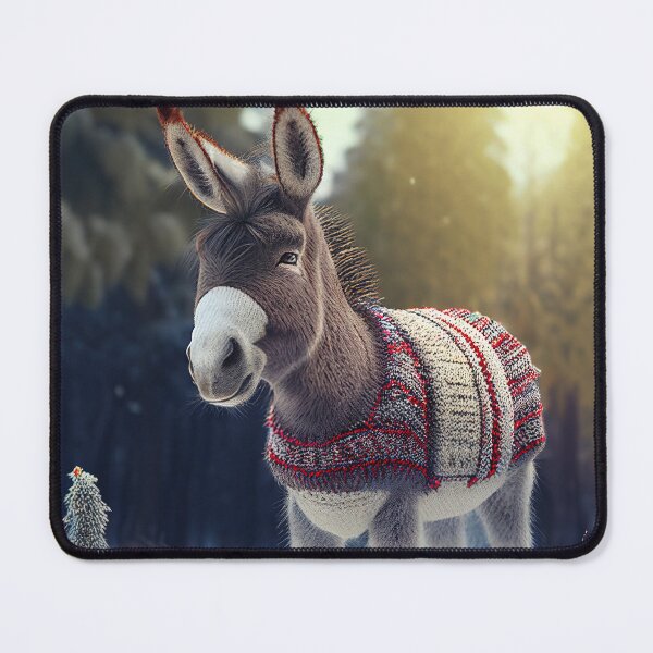 Item preview, Cute Christmas Donkey designed and sold by art8085.