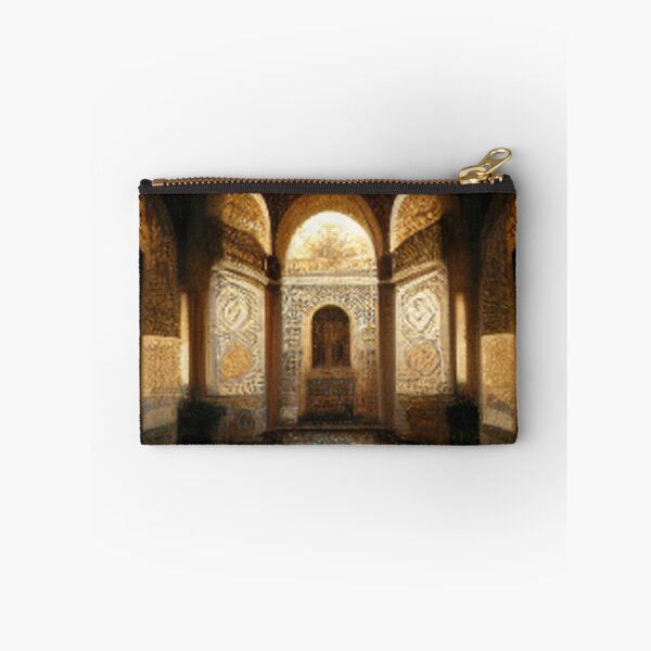 Item preview, Painting of Al-Hamra Palace /castle and ancient Arab Islamic architecture designed and sold by MaissaArt.