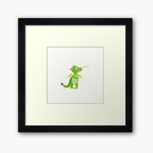 little dragon Framed Art Print