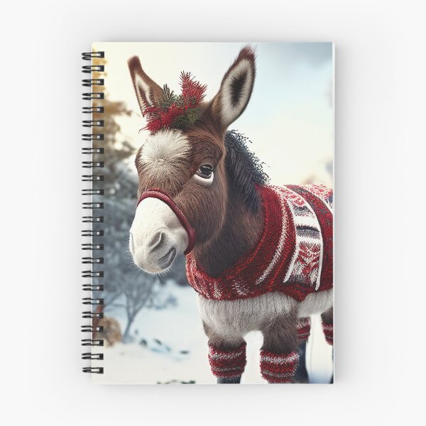 Item preview, Cute Christmas Donkey designed and sold by art8085.