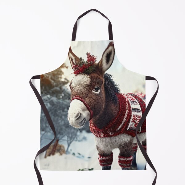 Item preview, Cute Christmas Donkey designed and sold by art8085.