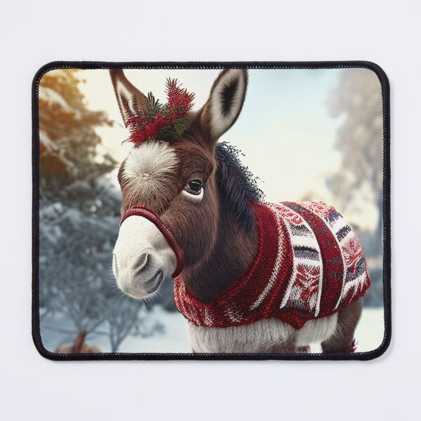 Item preview, Cute Christmas Donkey designed and sold by art8085.