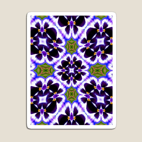 Item preview, Patrón de flores violetas designed and sold by Patternflower.