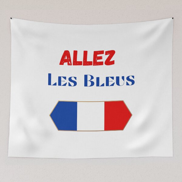Artikelvorschau, Bleib ruhig und unterstütze Frankreich-Frankreich-Anhänger Allez Les Blues Classic T-Shirt entworfen und verkauft von Sam-Roth ⭐⭐⭐⭐⭐.