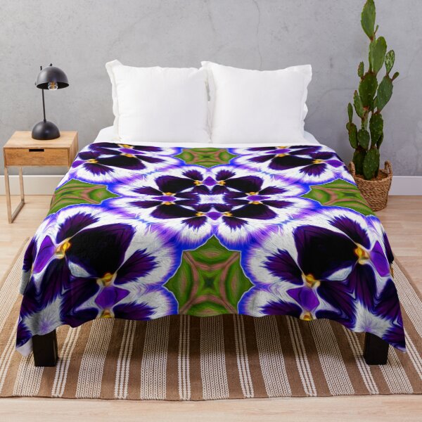 Item preview, Violets Flower Pattern designed and sold by Patternflower.