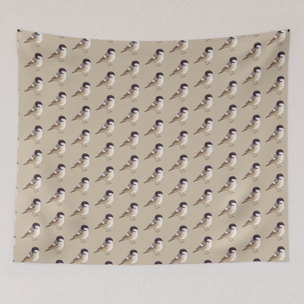 Item preview, Coal tit bird illustration  designed and sold by Yarafantasyart.