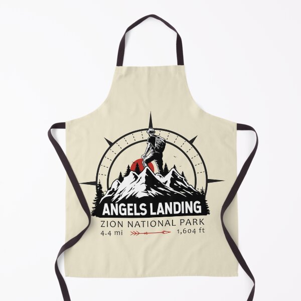 Item preview, Angels Landing Trail Utah Hiker Compass designed and sold by KrisSidDesigns.