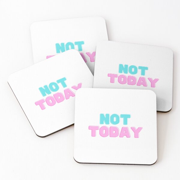 Item preview, Not today, typography designed and sold by alxndraai.