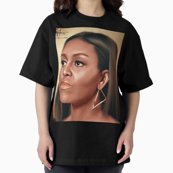 Digital Michele Obama Oversized T-Shirt