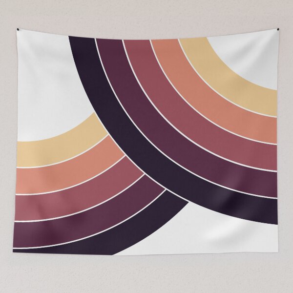 Item preview, Colorful double arches in retro style designed and sold by BattaAnastasia.