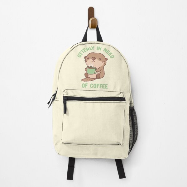 Item preview, Cute Otter Otterly In Need Of Coffee Funny designed and sold by rustydoodle.