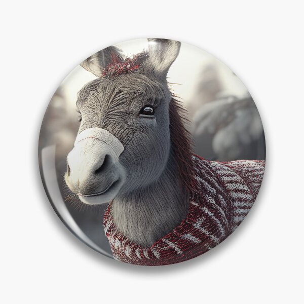 Item preview, Cute Christmas Donkey designed and sold by art8085.