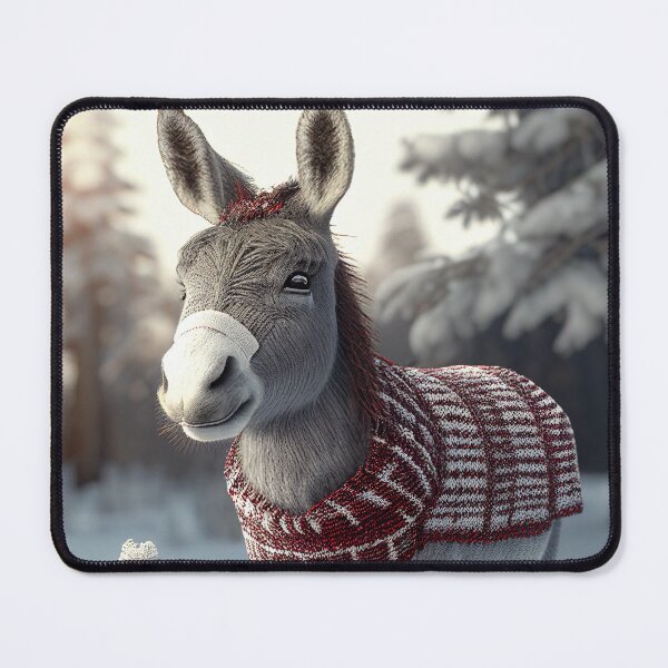 Item preview, Cute Christmas Donkey designed and sold by art8085.