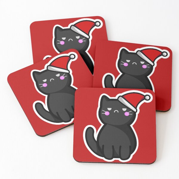Item preview, Black Cat-Holiday Cat designed and sold by GoobyCloud.
