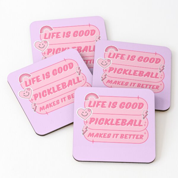 Item preview, Life is Good Pickleball Makes it Better Pickleball Lover for Girls designed and sold by MouDantArts.