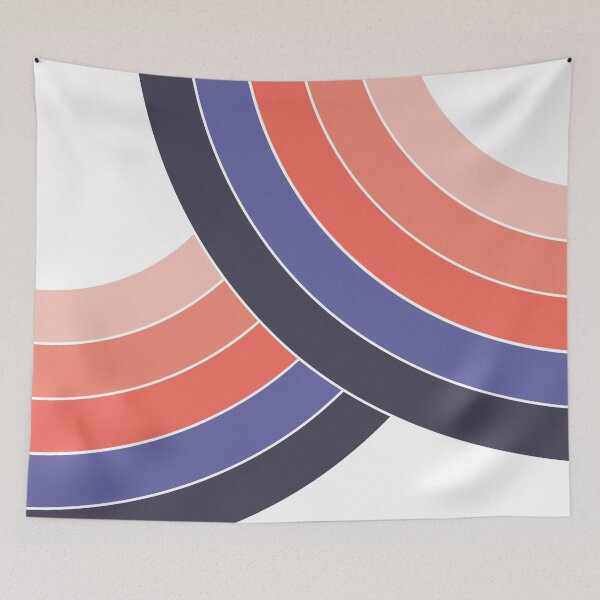 Item preview, Colorful double arches in retro style designed and sold by BattaAnastasia.
