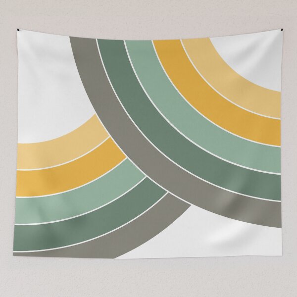 Item preview, Colorful double arches in retro style  designed and sold by BattaAnastasia.