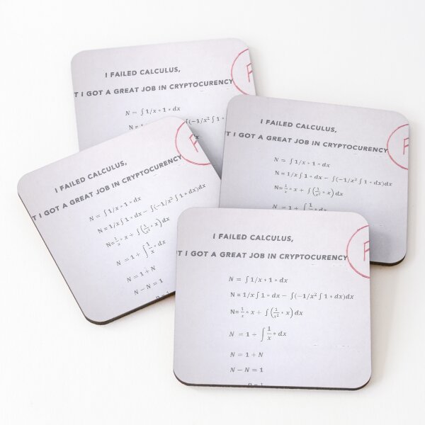 Item preview, I FAILED CALCULUS, BUT I GOT A GREAT JOB IN CRYPTOCURRENCY ! designed and sold by TechLaughs.