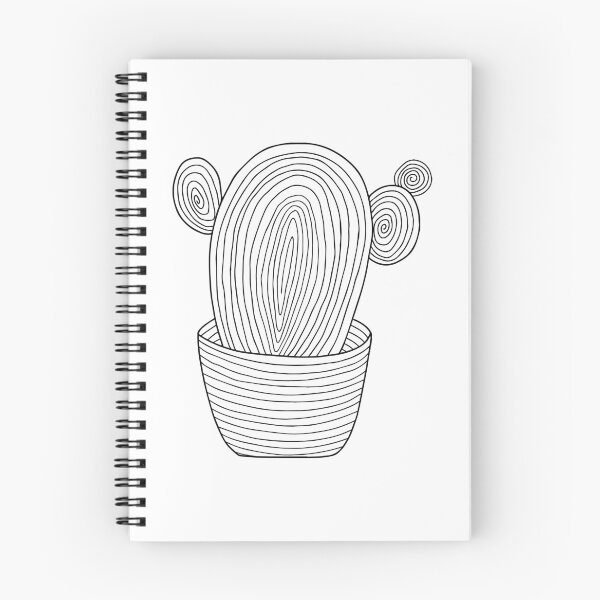 Item preview, Cactus Line Art  - Simple Minimal Cactus Doodle designed and sold by Mrs-PenLine.
