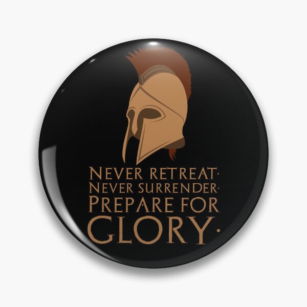 Item preview, Sparta - Never surrender. Prepare for glory. - Motivational Ancient Greek Quote designed and sold by Styrman.