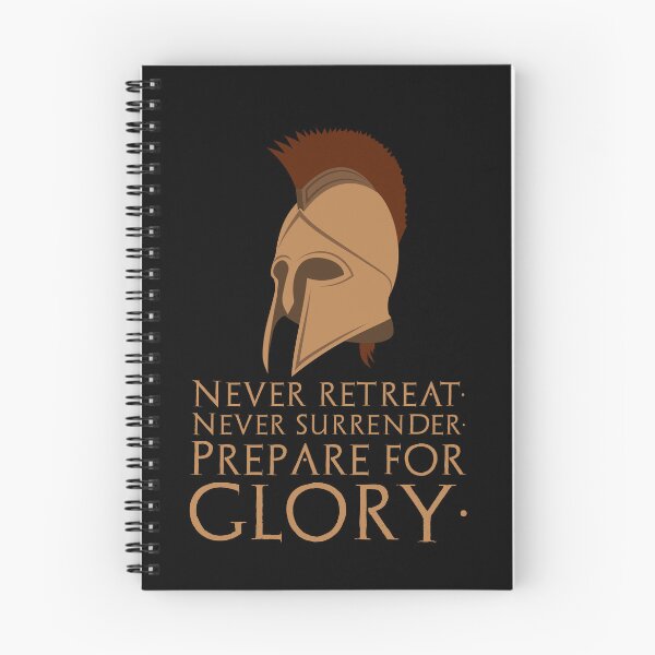 Item preview, Sparta - Never surrender. Prepare for glory. - Motivational Ancient Greek Quote designed and sold by Styrman.