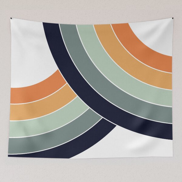 Item preview, Colorful double arches in retro style designed and sold by BattaAnastasia.