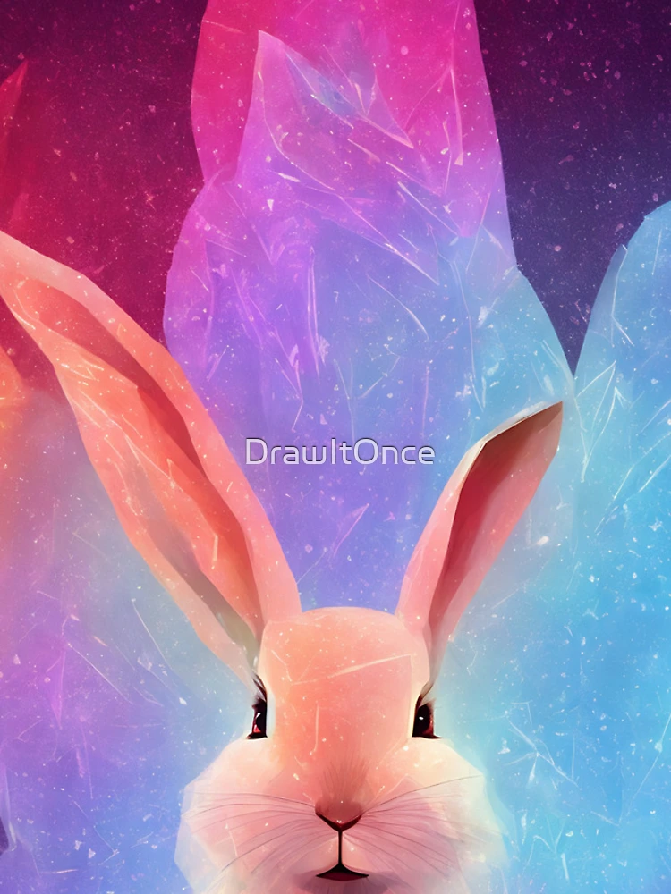 Thumbnail 4 of 4, iPhone Case, Rainbow Rabbit designed and sold by DrawItOnce.