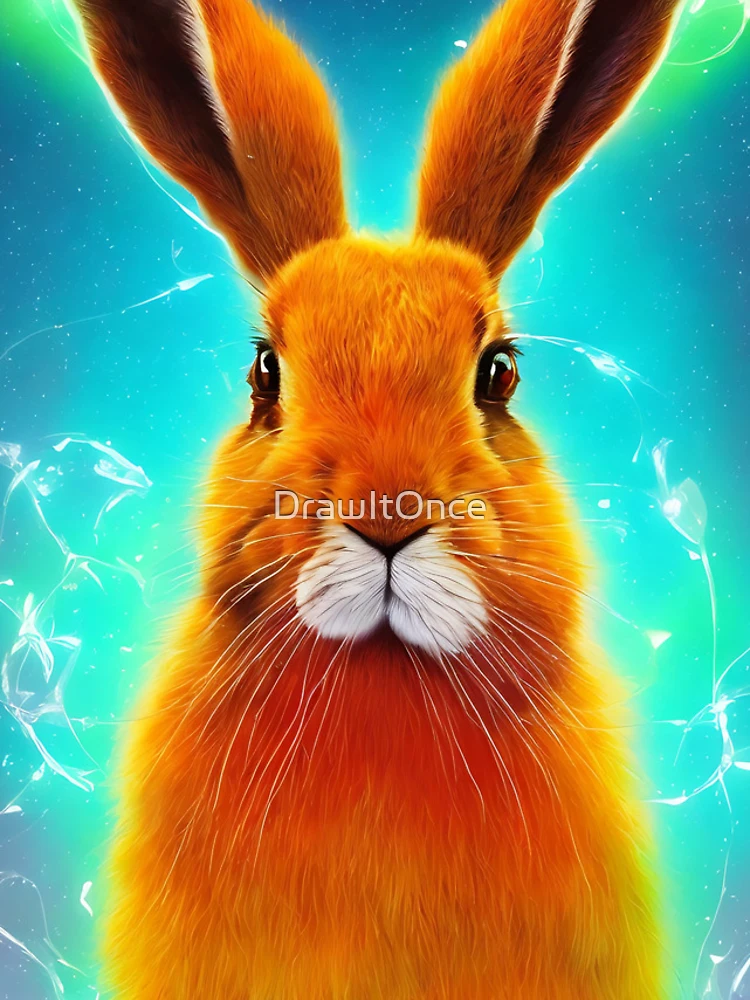Thumbnail 4 of 4, iPhone Case, Rainbow Rabbit designed and sold by DrawItOnce.